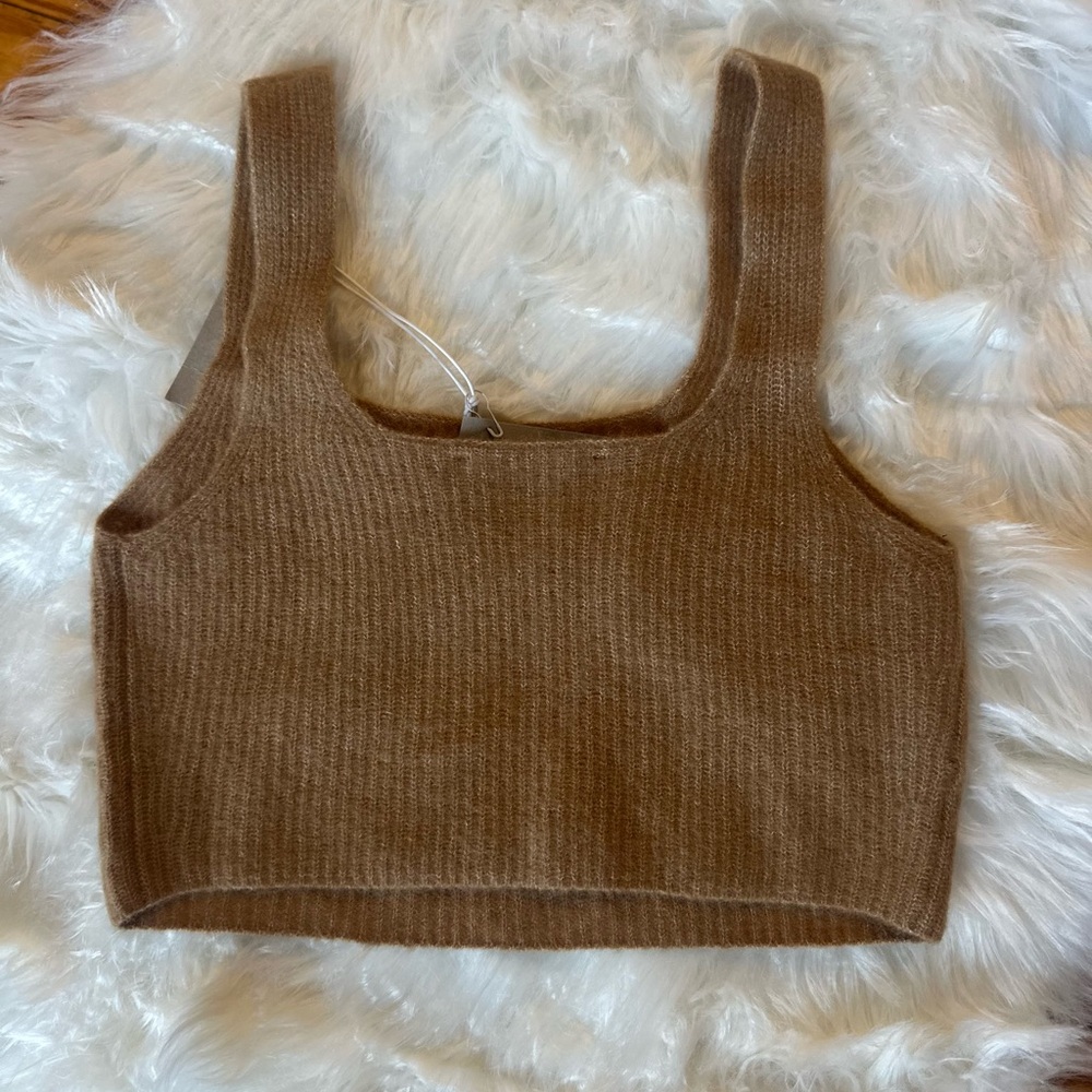 Everlane Knit Crop Top SMALL - Picture 3 of 3
